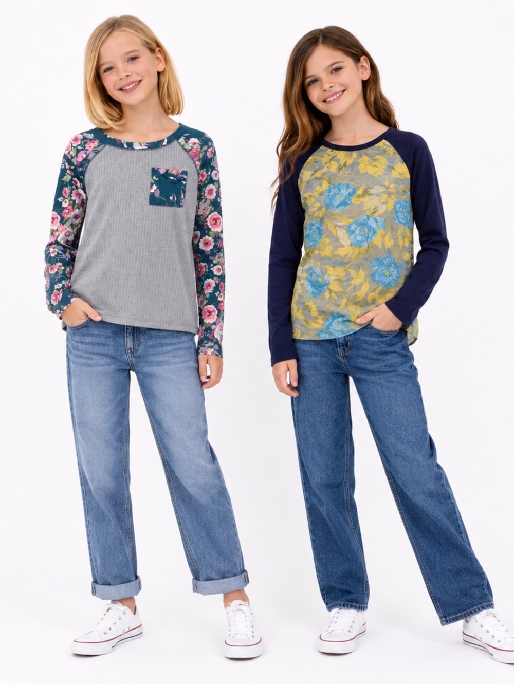Floral Long Sleeve Tees - Set of 2 from VonMaur